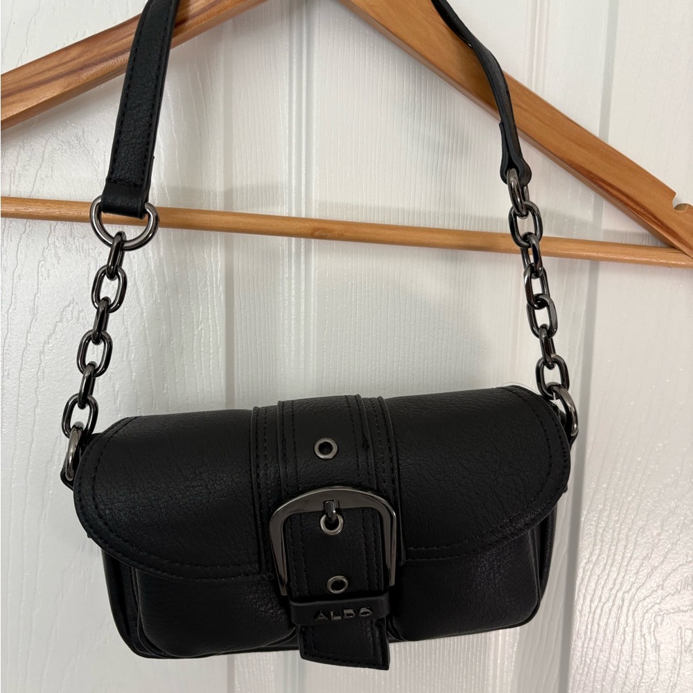 NWT Aldo Black Chain-Strap